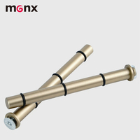 Support à vin en alliage d'aluminium, barre de suspension pour verres à vin, accessoires de quincaillerie pour armoire à vin