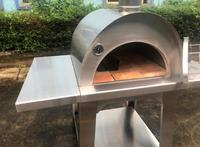 Four à Pizza artisanal en acier inoxydable, Grill ou Grill au bois, 32.5 pouces, pour l'extérieur ou l'intérieur