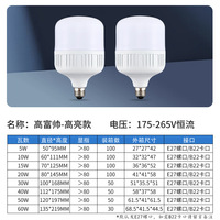 Ampoule LED avec culot E26, corps en aluminium, AC 220V, lumière économique SMD 6000K, lumière du jour, télécommande