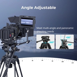 Üst alüminyum alaşım ağır sıvı kafa <span class=keywords><strong>Tripod</strong></span> AD-01 kamera/<span class=keywords><strong>DSLR</strong></span> kamera standı profesyonel Video <span class=keywords><strong>Tripod</strong></span> 3751 - Product Image 4