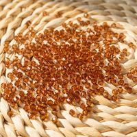 Hellgeräucherte Topas 4mm Facettierte Umweltfreundliche Langlebige Diamant-Doppelspitzen Lose Perlen für Schmuckherstellung Stickerei DIY Handwerk