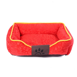 Coussin pour animaux de compagnie en polycoton, plusieurs couleurs, garnissage en coton PP, doux, rectangulaire, chaud, lavable en machine, pour chien et chat - Product Image 2