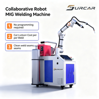 Robot collaboratif de soudage MIG, échantillon gratuit, test de soudage avant commande, vérification de la qualité du cobot, usine Surcar
