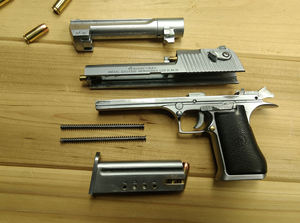 Legering Empire Desert Eagle Metaal Pistoolmodel 100mm Holster Metaal Decoratie Ambachten Collectie Jongens Speelgoed LT Model Kan Niet Schieten - Product Image 5