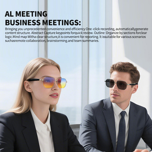 GY300 Double Magnetic Charging Anti Ultraviolet Smart <strong>Glasses</strong> Smart Wireless Ai Intelligent Translation <strong>Glasses</strong> - Product Image 2