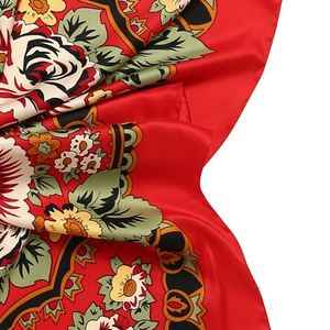 Wholesale Oem Manufacturer Luxury Colorful Custom Brand <b>Large</b> Size Silk Satin Scarf - Product Image 6