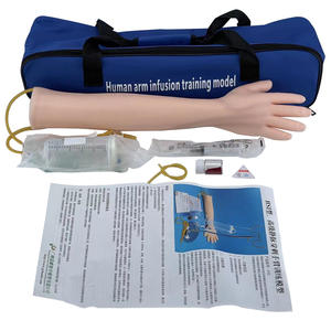 Ilmu medis IV praktek injeksi Lengan & Venipuncture Phlebotomy Kit pelatihan-silika Gel Model pereda nyeri tahan lama untuk - Product Image 4