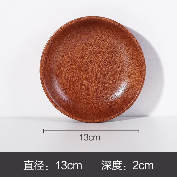Sapele disc, 13*2cm, made of solid wood
