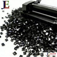 Pelet Plastik PC PP untuk Casing Baterai PCABS CF20, Pemasok Material Paduan Kustom Plastik ABS PC, Granul Plastik PC Konduktif