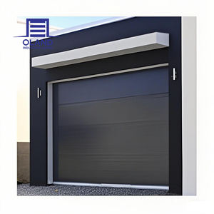 <span class=keywords><strong>Porte</strong></span> <span class=keywords><strong>de</strong></span> <span class=keywords><strong>garage</strong></span> <span class=keywords><strong>sectionnelle</strong></span> moderne automatique en aluminium et verre, isolée, sans cadre, étanche, avec isolation thermique, pour villa et maison - Product Image 2