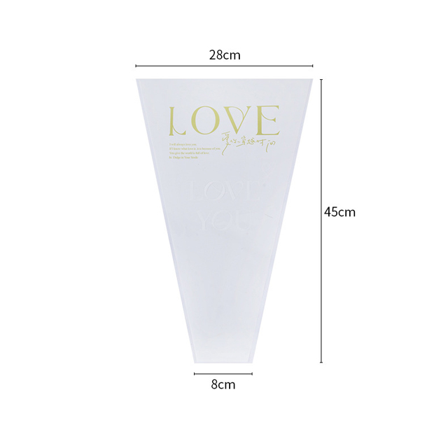 Loveinside Grande sacchetto regalo in plastica, design di compleanno