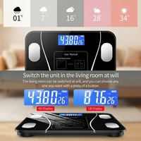 Balance connectée intelligente Leaone pour la maison, capacité 180 kg, avec application, pour salle de bain et bureau