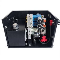Unité hydraulique Fly Wing 24V 2.2KW 12V 1.6KW bidirectionnelle avec verrouillage hydraulique, réservoir d'huile 10L et jauge de niveau
