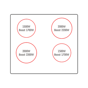 Piano cottura a <span class=keywords><strong>induzione</strong></span> incorporato a 4 piastre fornello a <span class=keywords><strong>induzione</strong></span> elettrico a <span class=keywords><strong>induzione</strong></span> - Product Image 6
