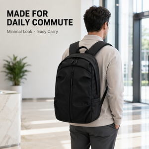 Custom <strong>Backpack</strong> <strong>Laptop</strong> Business Waterproof Black Nylon Office Travel Minimalist Men Lightweight <strong>Professional</strong> <strong>Backpack</strong> - Product Image 5