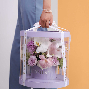 Boîte cadeau fleurs artificielles décor Roses nouveau cadeau de noël saint-valentin <span class=keywords><strong>Rose</strong></span> - Product Image 2