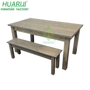 Bàn Ăn Gấp Gọn Bằng Gỗ Cứng Dùng Cho Trang Trại Ngôi Nhà Nông Trại Mộc Mạc Nặng - Product Image 6