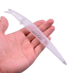 Señuelos Duros Personalizados Tipo Minnow 184mm 24.5g, Señuelos de Pesca Minnow con Ojos 3D, Señuelo ABS en Blanco, Minnow de Hundimiento para Pesca desde Orilla y Pesca de Riberas - Product Image 5