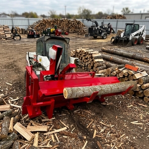Processore di Legna da Ardere con Telecomando e Forza di Spaccatura di 30 Tonnellate e Diametro di 45 cm, Macchinario per Lavorazione del Legno per Uso Domestico - Product Image 1