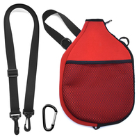 Couverture de pagaie de Pickleball en néoprène résistant à l'eau sangle réglable couverture de raquette de Pickleball Portable accessoires de balle de Pickle
