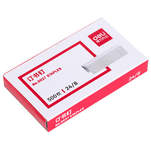 Deli Heavy Duty Staples 35mm Length 12mm Width 8mm Height Metal Wire Office Use - Product Image 2