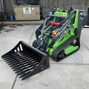 جرافة زحافة صغيرة DRT450 من Derette مع مرفقات توجيه انزلاقية - Product Image 3