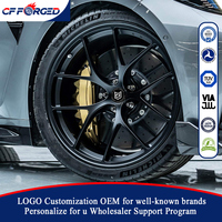 Vente Flash Jantes en Alliage Forgé Monobloc 19x9.5 20x10.5 Noir Satiné 5x112 à Rayons Divisés pour BMW M3 G80 M4 G82