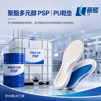 Polyol polyester PSP de qualité industrielle pour semelles intérieures en PU haute résilience