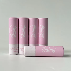 บรรจุภัณฑ์ลิปบาล์มทำมือจากกระดาษแข็งย่อยสลายได้ หลอดกระดาษรีไซเคิล ออกแบบได้ตามต้องการ เป็นมิตรกับสิ่งแวดล้อม แบบกดใช้งาน - Product Image 2