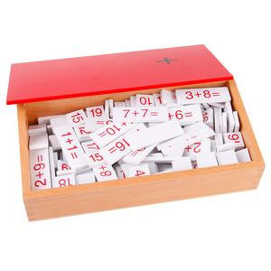 HOYE CRAFT-juguete de matemáticas de madera para niños, kit de matemáticas Montessori con caja de sujección y suma, juguetes educativos - Product Image 3