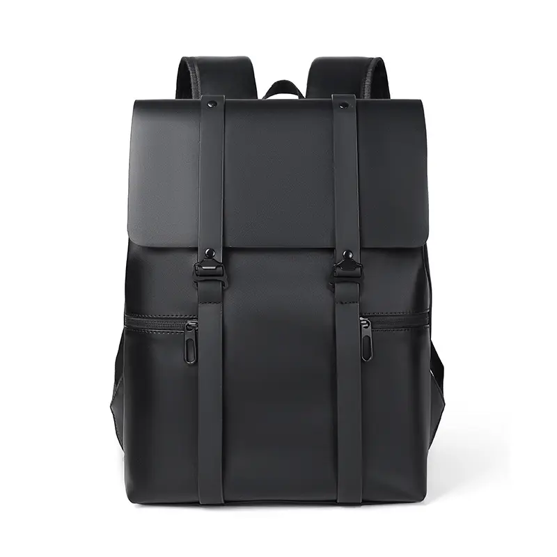 Commuting sırt çantası erkek pu deri su geçirmez büyük kapasiteli öğrenci schoolbag iş hafif dizüstü sırt çantası seyahat ba