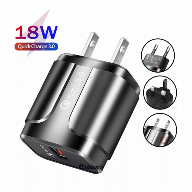 18W QC 3.0 Quick Charge Wall Charger Fast Wall Charger Travel Adapter for Smart Phone