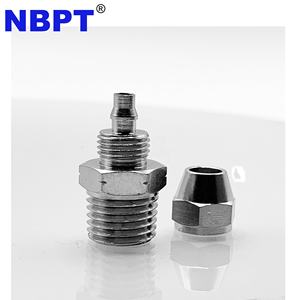 Raccords rapides en laiton de Type autobloquant raccords rapides en forme de t à coude droit - Product Image 5