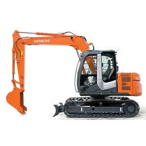 Hitachi zaxis 75 2nd hand original zx75 original excavator with blade hitachi zx75 digging machine