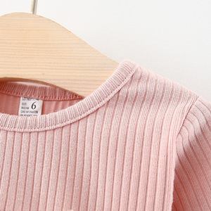 Nuovo stile coreano su misura Babi girl vestiti girocollo bella comoda manica lunga abiti da bambino gonne per bambina - Product Image 4