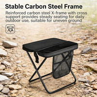 Chaise pliante portable et légère avec glacière intégrée, grande chaise de camping détachable, tabouret de pêche et de voyage