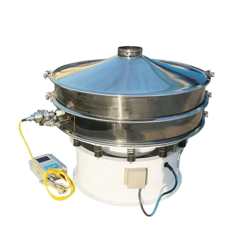 High Frequency Ultrasonic Vibrating Screen Standard Chemicals Vibro Screen with Stretching Screen Tool
