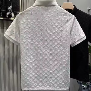 เสื้อยืดผู้ชายแบรนด์ดีไซเนอร์หรู ผ้าฝ้าย 100% เสื้อผ้าดีไซเนอร์ เสื้อเชิ้ตหรู เสื้อโปโลผ้าฝ้ายสำหรับผู้ชาย - Product Image 3