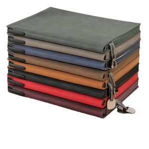 Business A5 Office Gift Wholesale Can Print Soft <b>Leather</b> Thickened Simple Classic <b>Diary</b> Planner Notebook Custom Color Logo High - Product Image 1