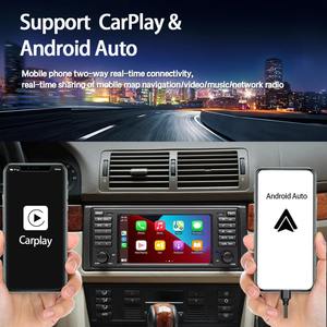 Autoradio multimédia Linux 7 pouces avec lecteur DVD stéréo, CarPlay sans fil et vidéo pour BMW X5 E53/Série 5 E39, écran HD - Product Image 5