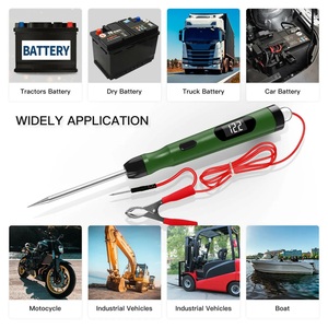 ปากกาทดสอบไฟฟ้าอเนกประสงค์ 5-30V แบบดิจิตอล พร้อมไฟ LED สำหรับยานยนต์ หัวหนีบแบบจระเข้ - Product Image 5