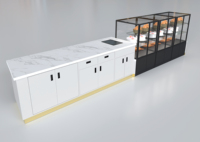 Comptoir de caisse en bois personnalisé pour magasin de détail, comptoir de caisse de luxe pour épicerie, mobilier de boutique, table de caisse enregistreuse