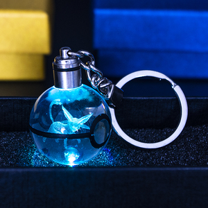 Móc KHóa Đèn <span class=keywords><strong>Led</strong></span> Pha Lê Mới Móc Khóa Mặt Dây Chuyền Quả Cầu Trái Đất Bóng Rổ Bóng Đá Móc Chìa Khóa Xe Hơi Cho Quà Tặng Vận Động Viên Thể Thao Yêu Thích - Product Image 2