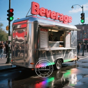 2025 personalizzato completo di gelato da cucina veloce in acciaio inox cibo rimorchio Van Snake Food Cart per Snack prodotti all'ingrosso - Product Image 2