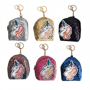 Unicornio Mini Bagpack Kay Cadena 3 \ "X2 \" X4 \ "300PC/CS Crystal Llaveros - Product Image 2