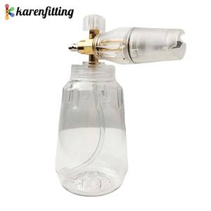 Lance à mousse de neige réglable à la main de style nouveau pour le lavage de voiture et le nettoyage intérieur, respectueux de l'environnement - Product Image 1