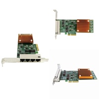 Carte réseau Gigabit Quad RJ45 Port PCIE*4 avec adaptateur de serveur Ethernet GRT G350AM4 SFP