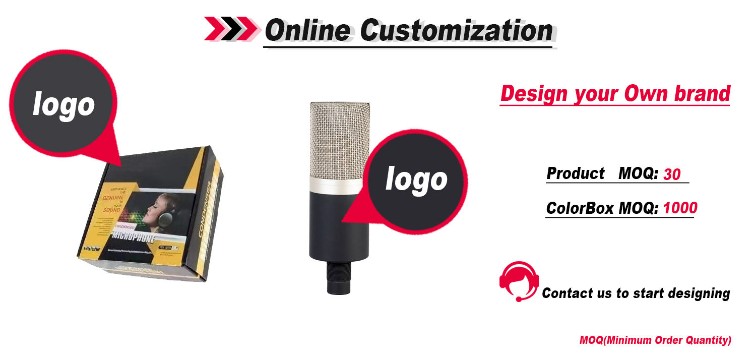 GAM-ZX797 Condenser Microphone - Pro Recording Studio Kit