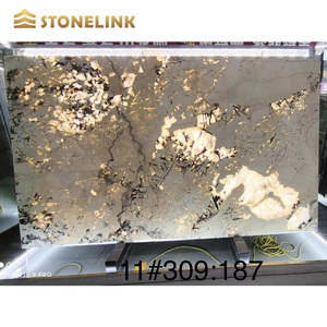 Натуральный роскошный кварцитовый камень с подсветкой, Снежная гора, выбор настольного типа, большая плита, мрамор, Патагония, цена - Product Image 2