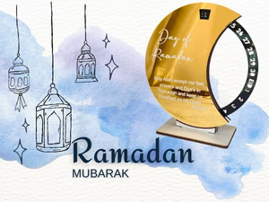 Dekorasi Meja Ramadan untuk Rumah Kalender Advent 2026 Penyangga Angka Akrilik Cermin Emas Hitung Mundur Ramadan Dekorasi Eid Mubarak - Product Image 4